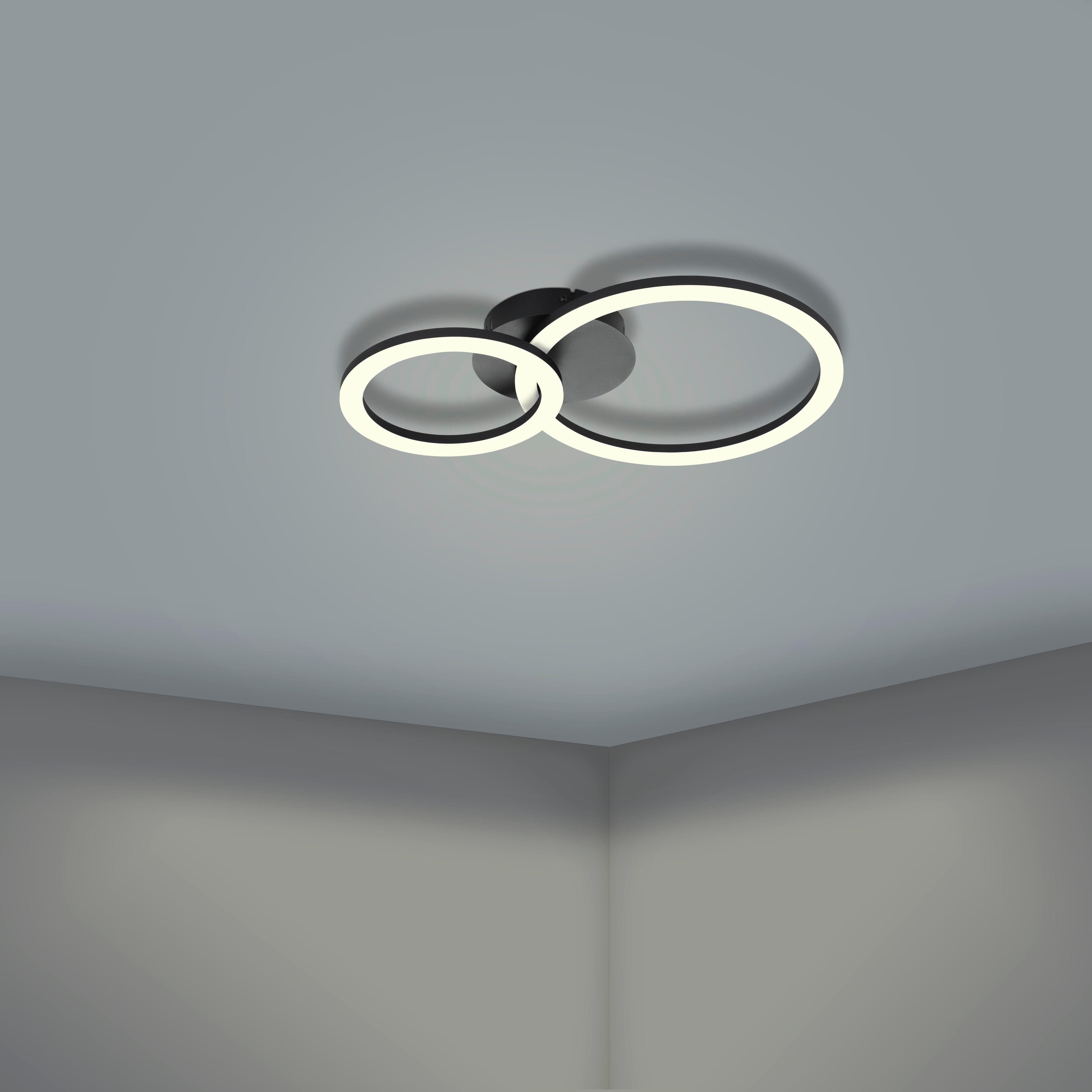 Parrapos Z Modern Steel Smart Control Changing Ceiling Light 30cm