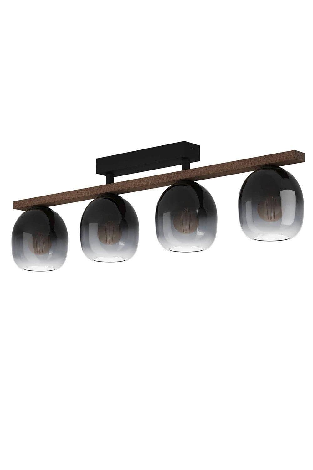 Filago Pinewood Ombre Glass Ceiling Light