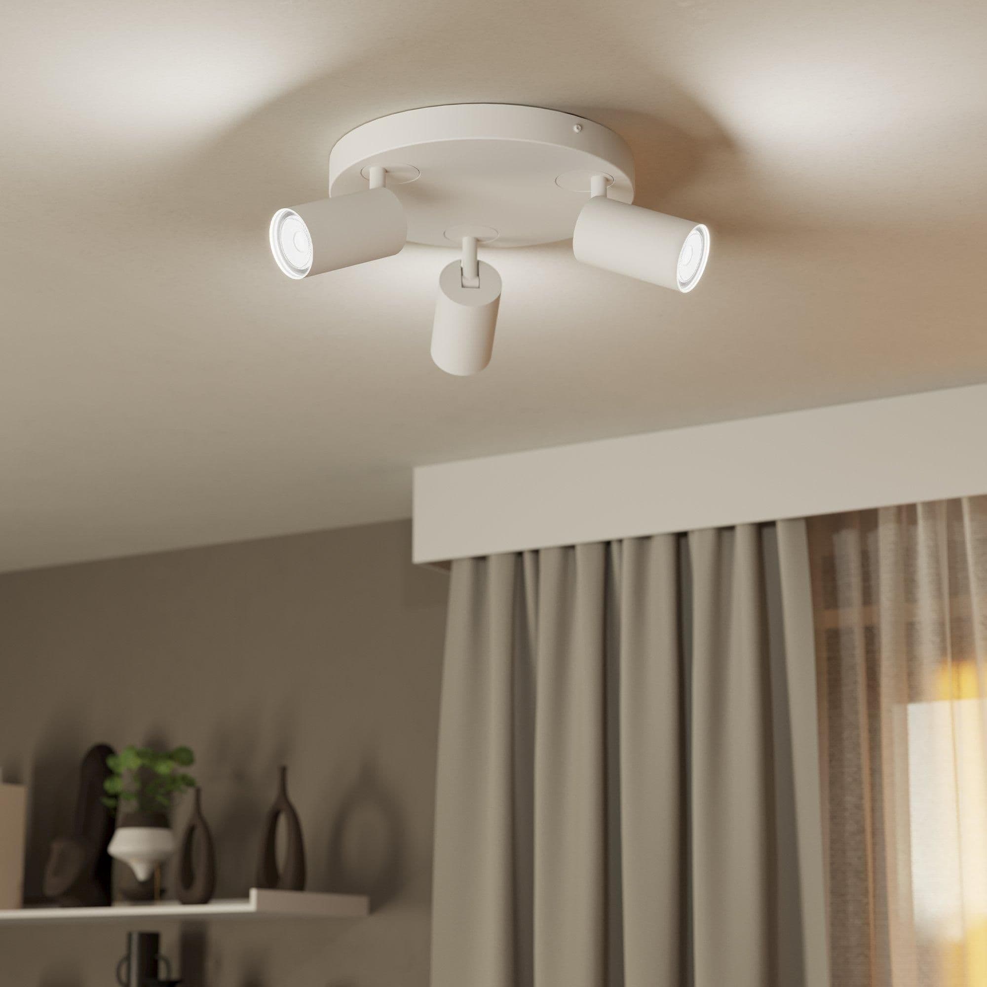 Telimbela Z Smart Control Changing 3 Light GU10 Ceiling Spotlight