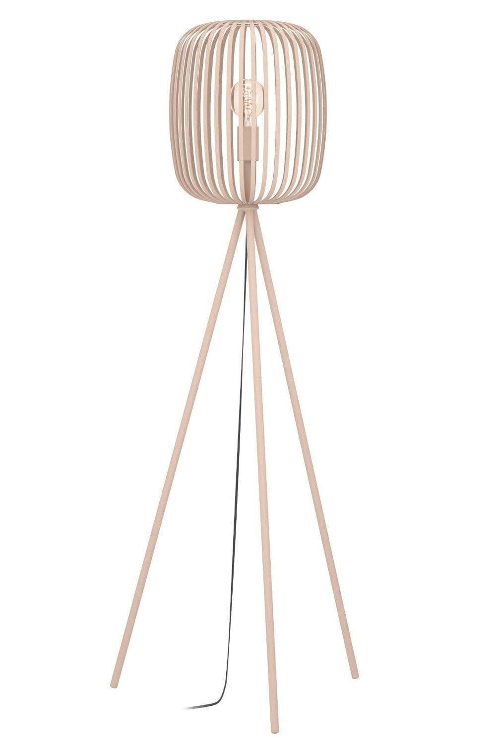 Romazzina Contemporary Caged Tripod Floor Lamp