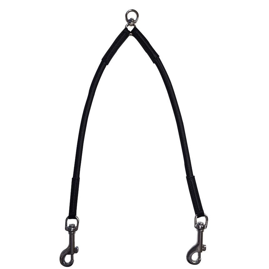 Comfortable Two Dog Walking 20 cm Bungee Coupler Lead Attachment