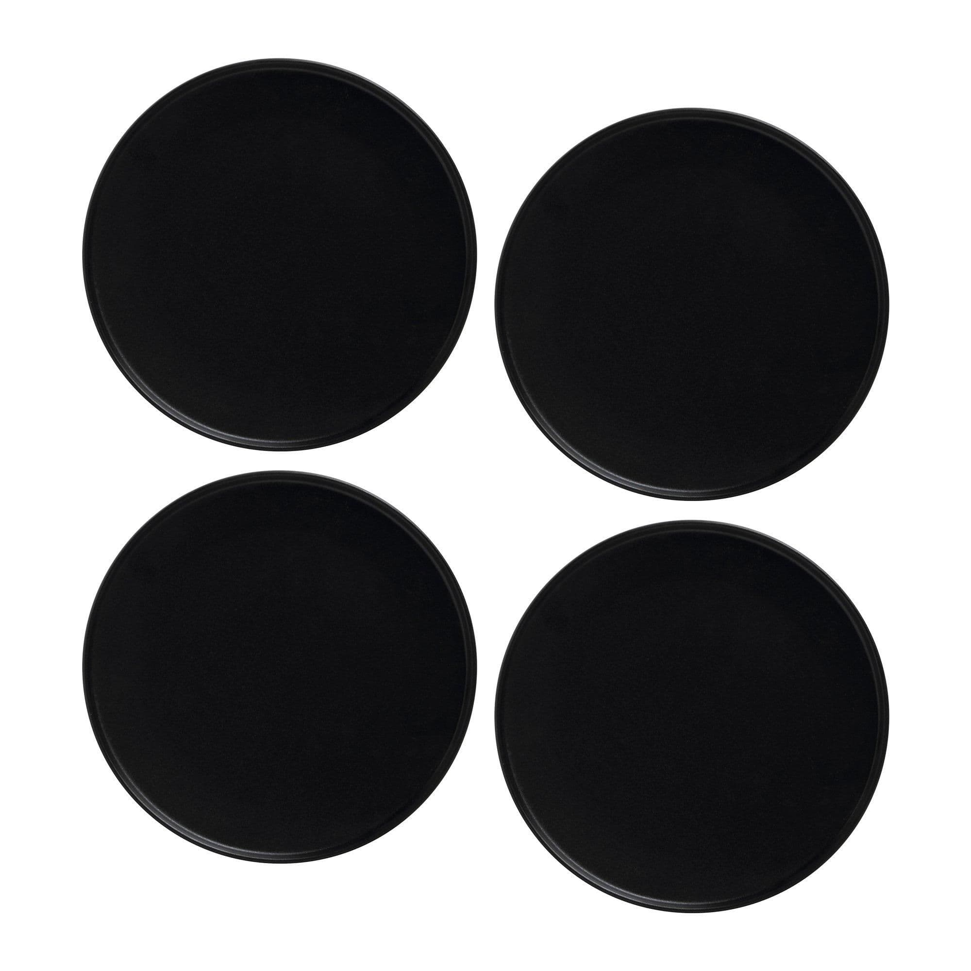 Caviar 4 Piece High Rim Plate Set