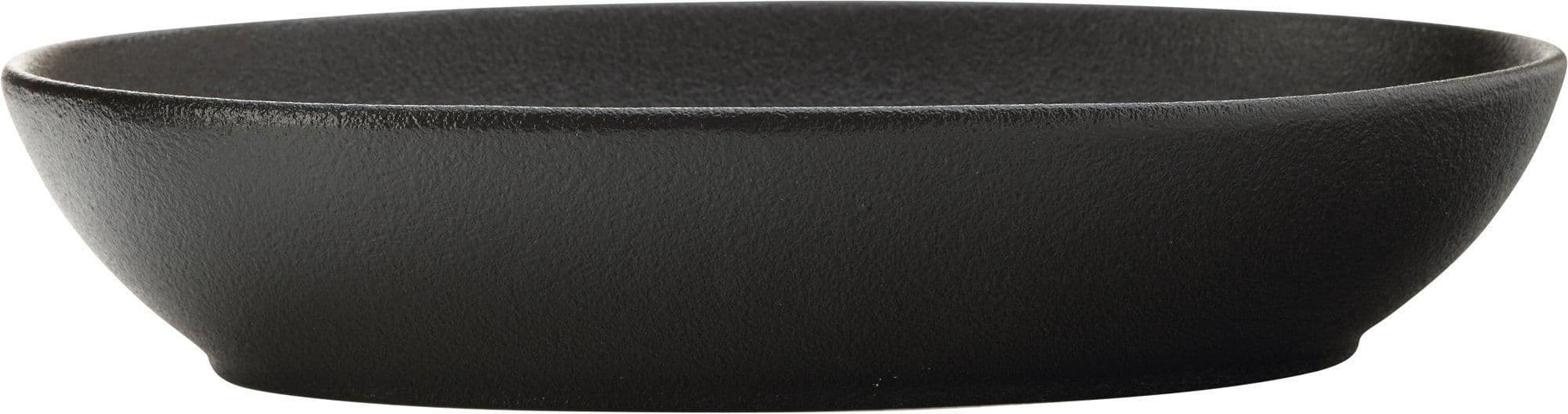 Oval Bowl 30X20cm Jet Black
