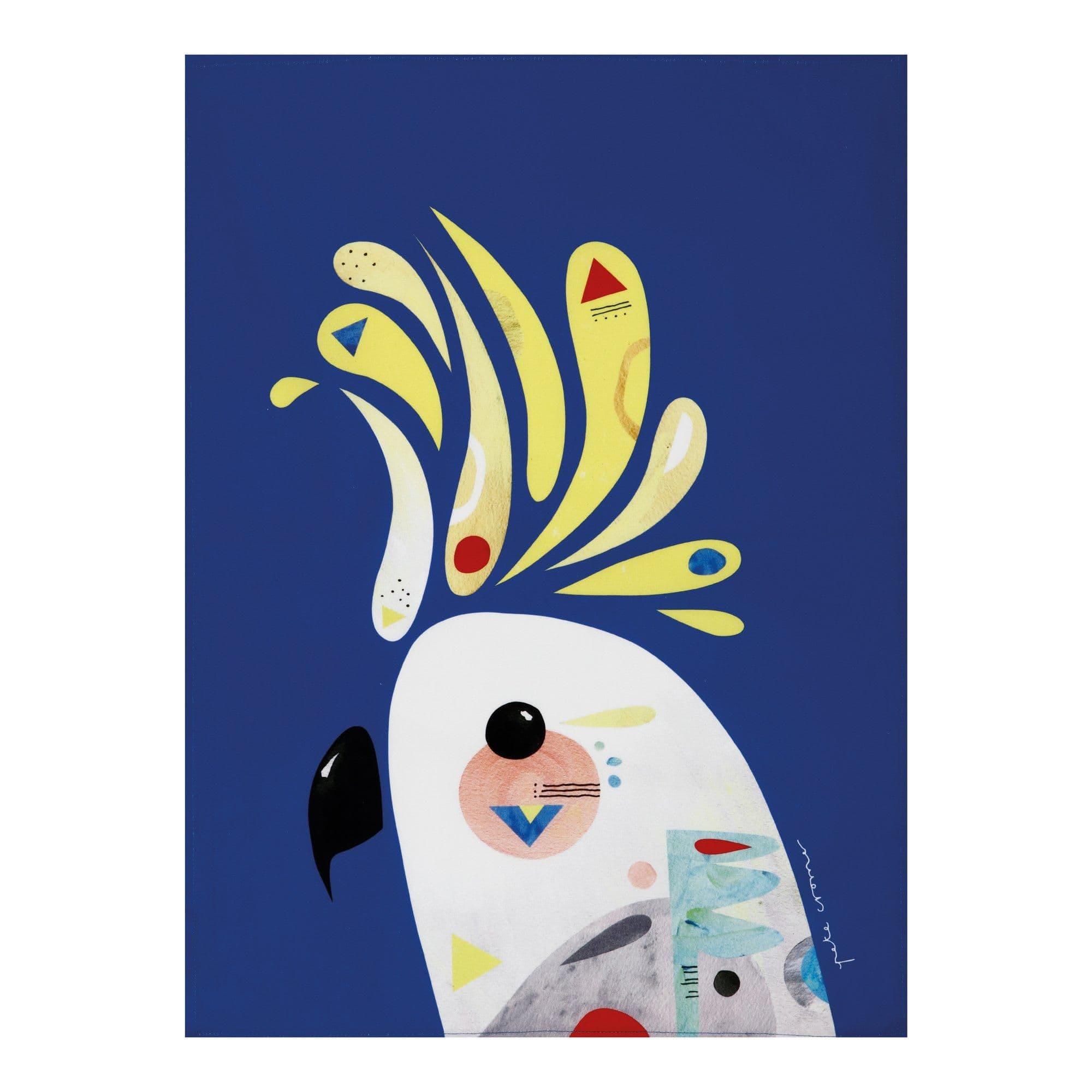 Pete Cromer Cockatoo Tea Towel