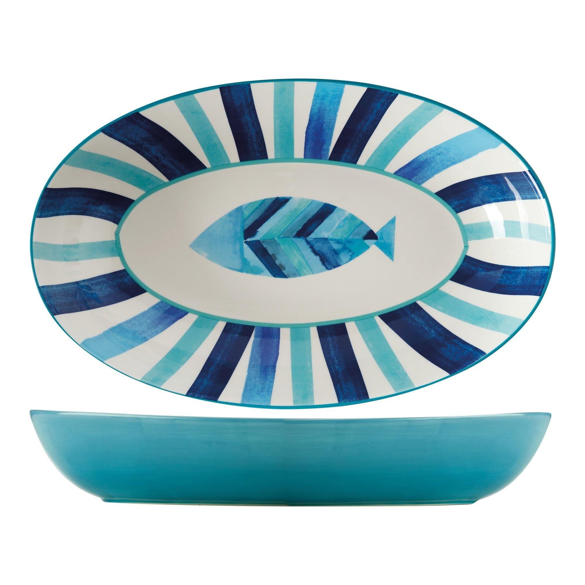 Reef 42cm Oval Serving Bowl