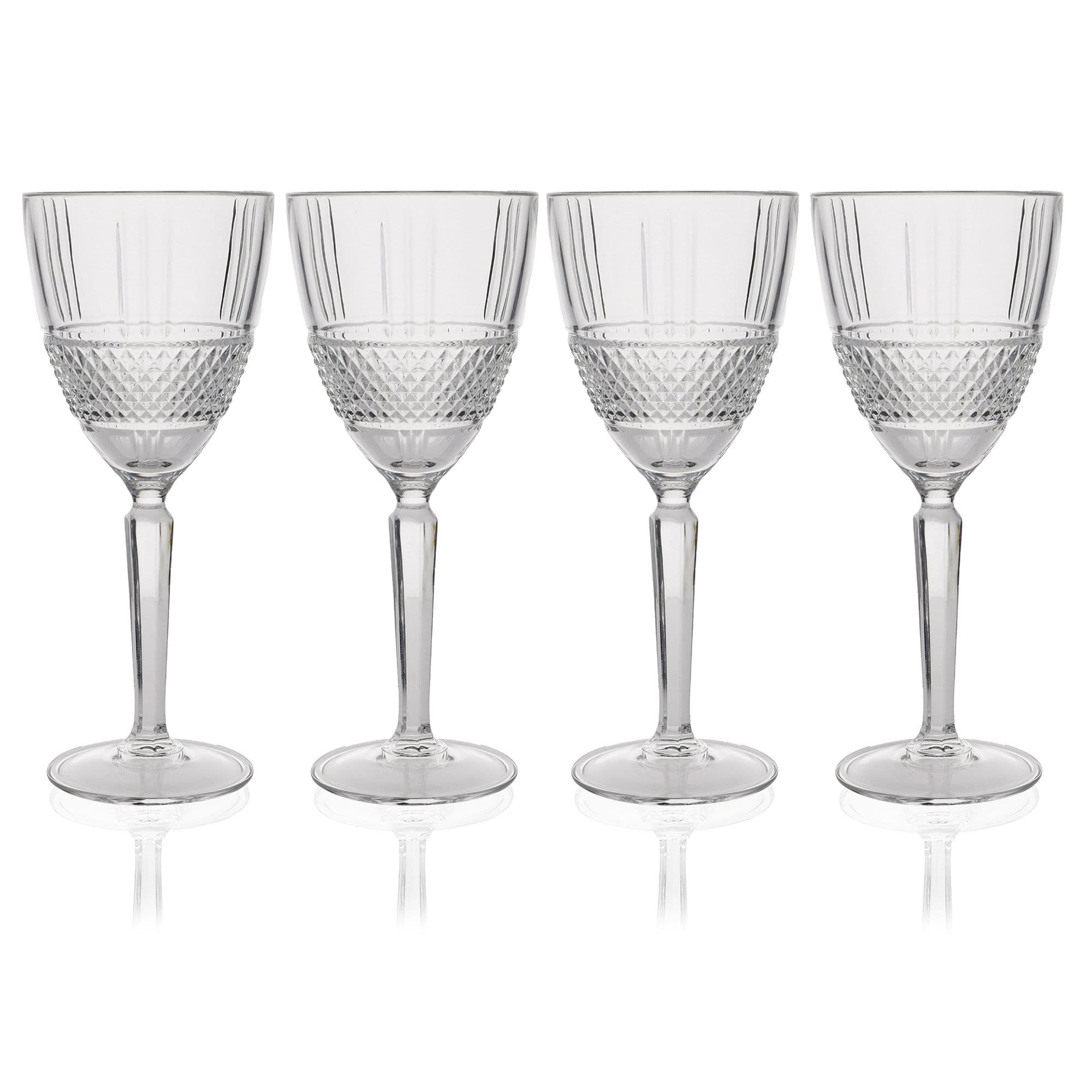 Verona Glasses Set 4 Dishwasher Safe