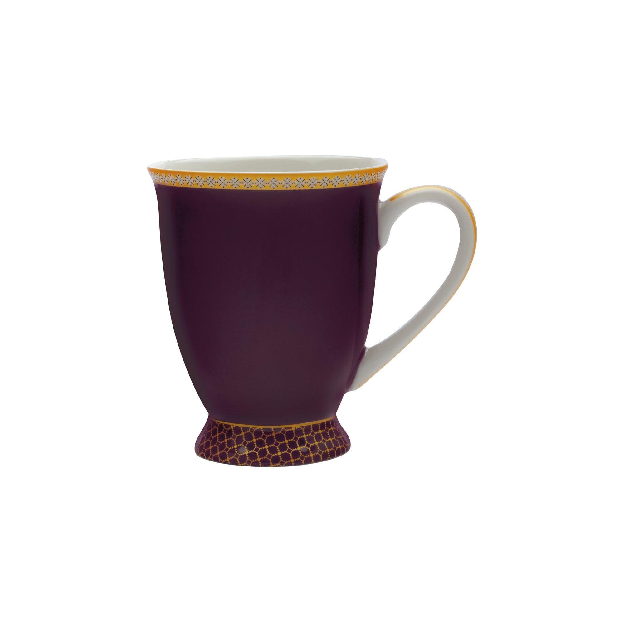 Teas & Cs Kasbah Porcelain Footed Mug Violet 300ml Gift Boxed