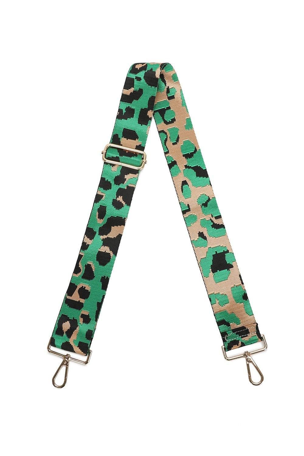 Leopard Print Canvas Adjustable Strap