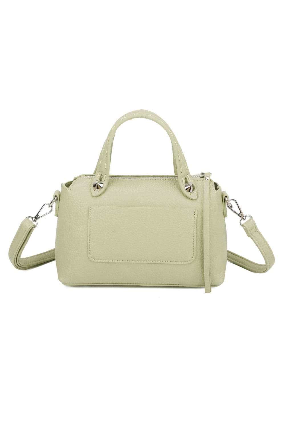 Fontanella Fashion Women's Modella PU Leather Shoulder Hand Bag in Light Green