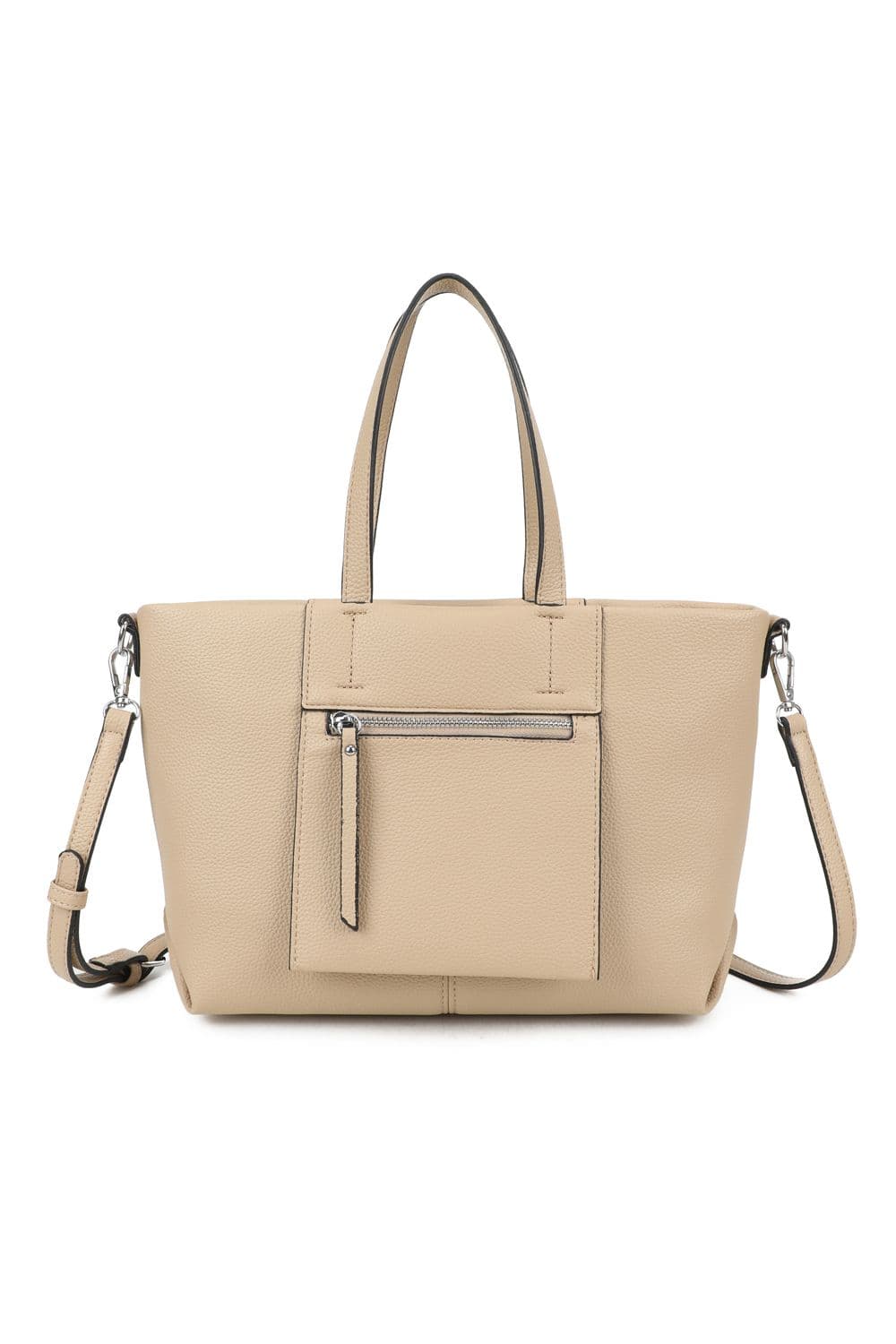Fontanella Fashion Women's Avenith PU Leather Shoulder Bag in Cream