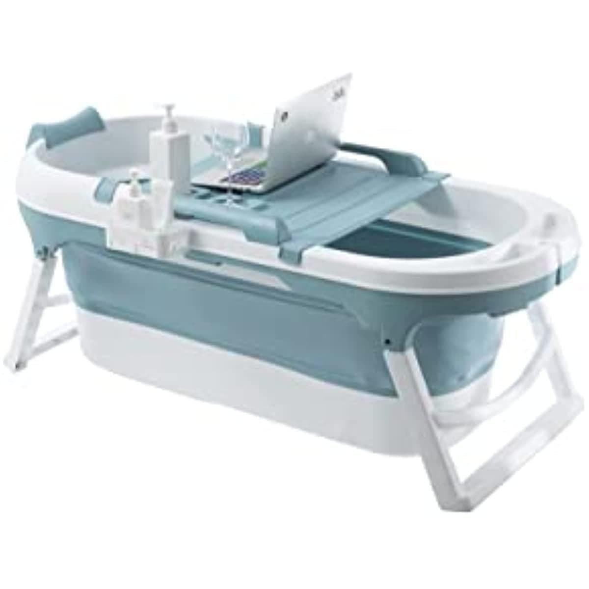 Foldable Bathtub PVC SPA Soaking Water Tub Cover Bathroom