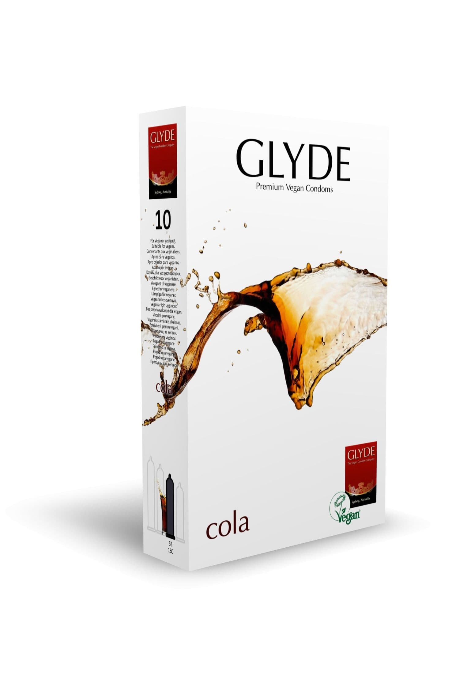 Ultra Cola Flavour Vegan Condoms 10 Pack
