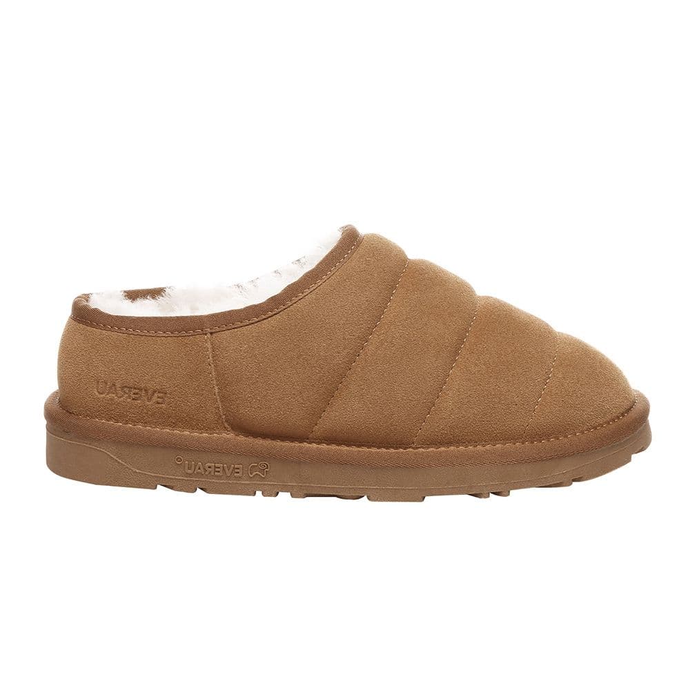 EverAu Australia Women's Jaeger Low Ankle Slippers in Brown | Size: 4