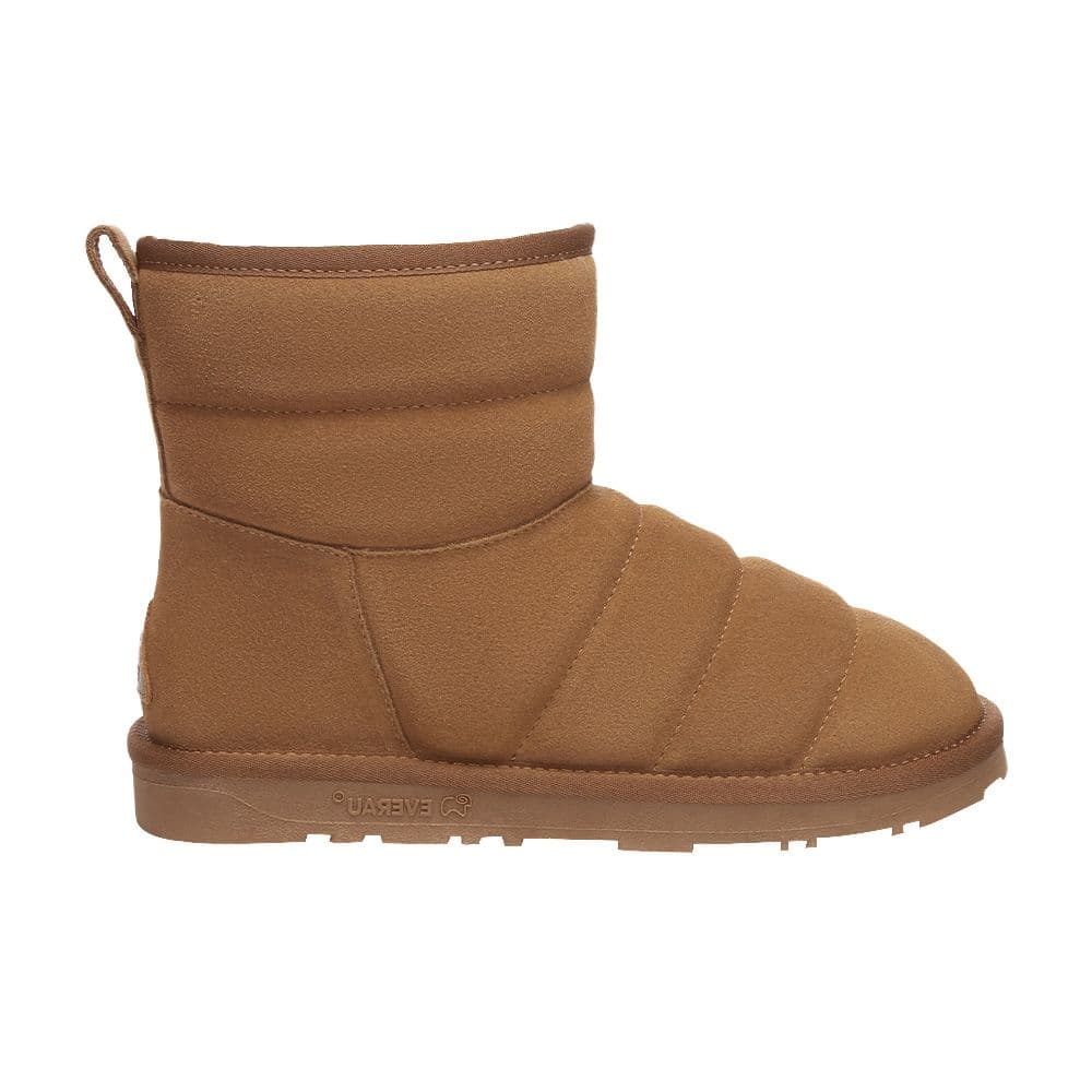 EverAu Australia Women's Real Sheepskin Thornbill Mini Boots with TPR Sole in Brown | Size: 8