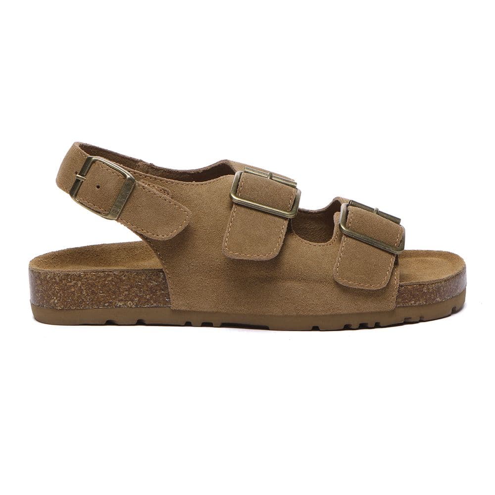 EverAu Australia Women's Flame Leather Sandals in Brown | Size: 8