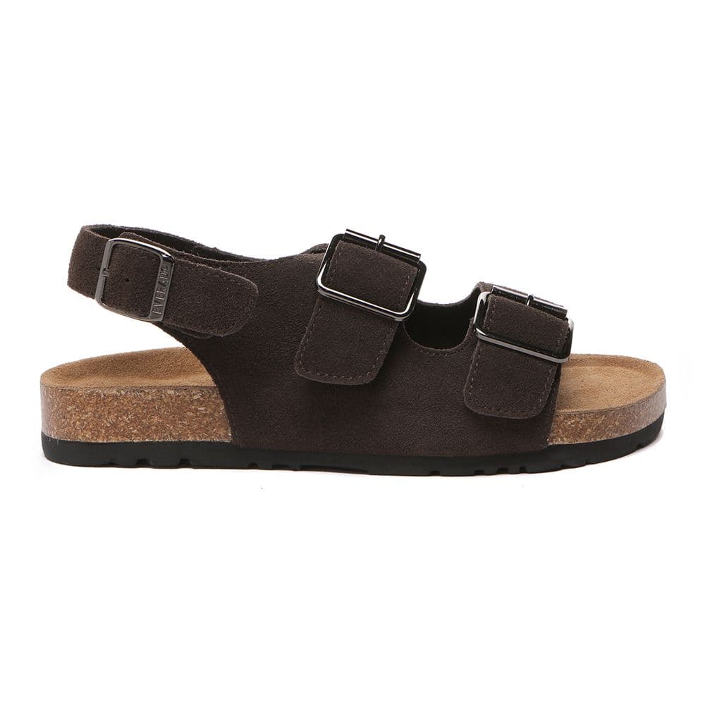 EverAu Australia Women's Flame Leather Sandals in Chocolate | Size: 4