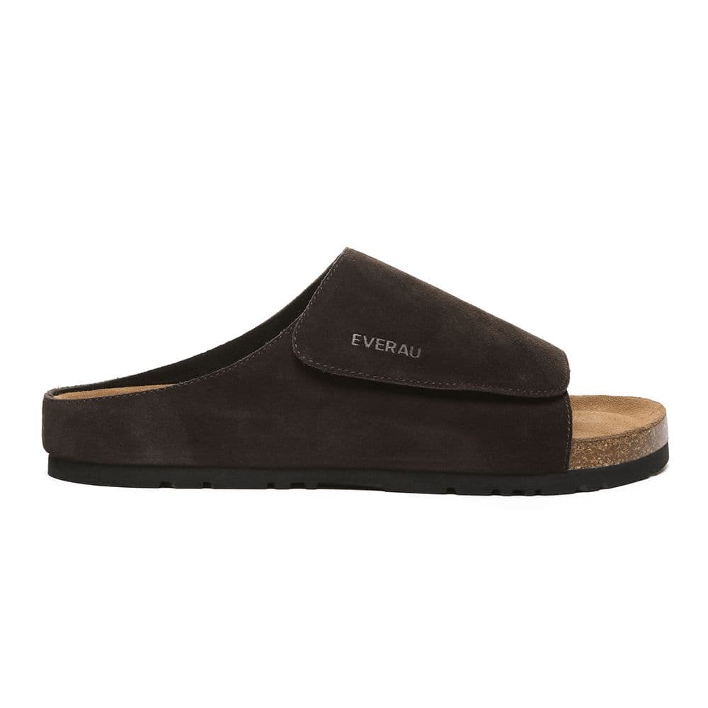 EverAu Australia Women's Jacky Leather Sandals in Chocolate | Size: 5