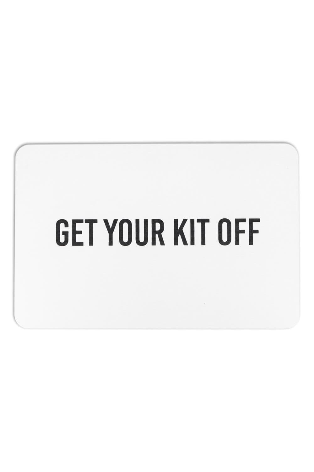 Get Your Kit Off White Stone Non Slip Bath Mat