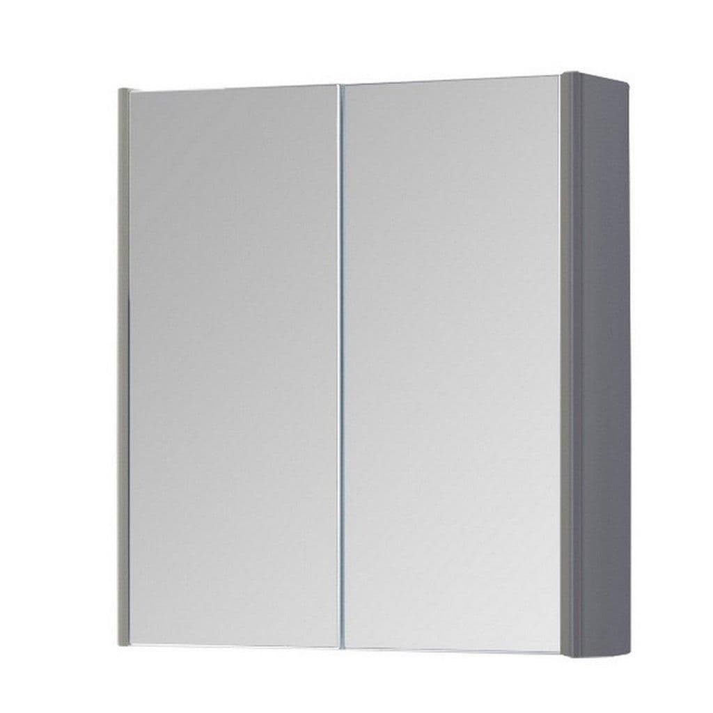 Basalt 60cm 2 Door Bathroom Mirror Cabinet