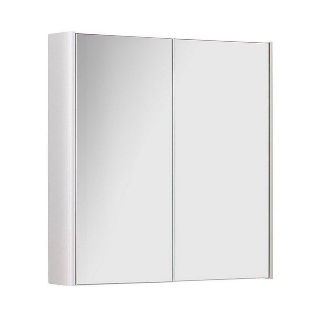 Gloss 60cm 2 Door Bathroom Mirror Cabinet