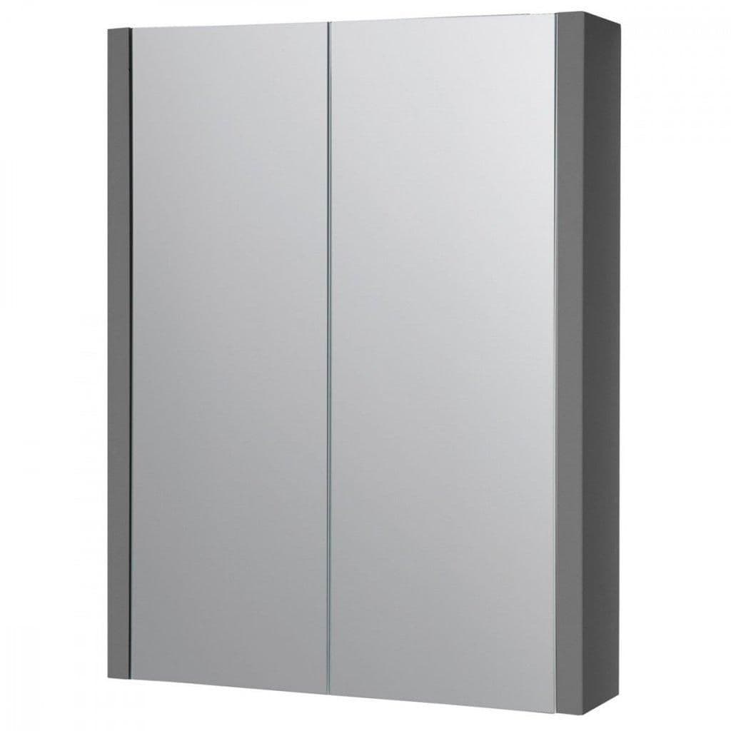 Gloss Mirror Bathroom Cabinet 500mm Wide