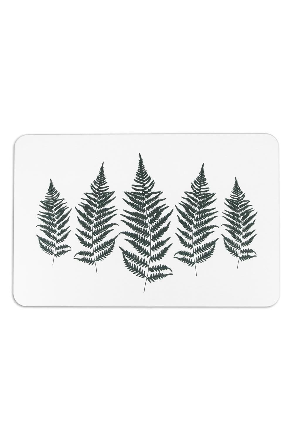 Fern Leaf Stone Non Slip Bath Mat