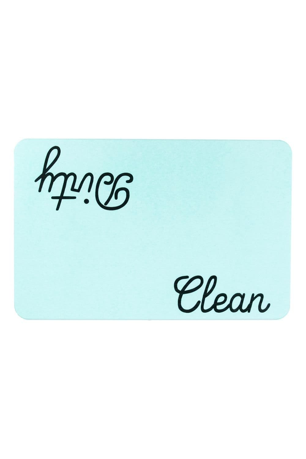Dirty Clean Aqua Stone Non Slip Bath Mat