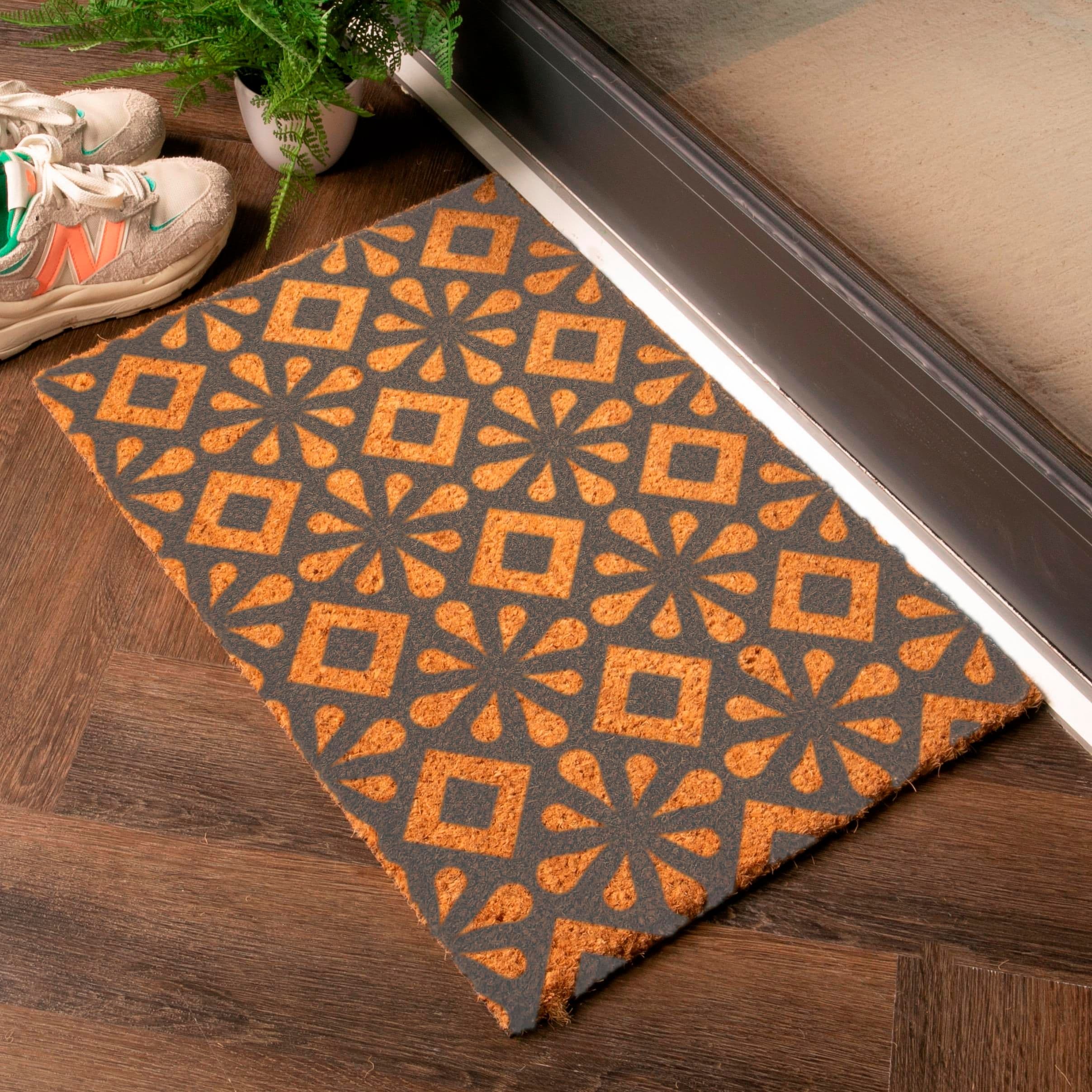 Square Tile Pattern Doormat