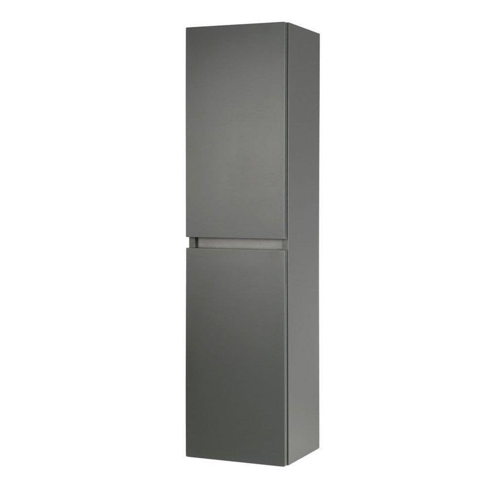 Matt Dark Grey 1200mm Bathroom Wall Mounted Side Unit