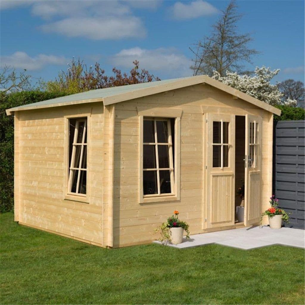 11 x 10 Retreat Apex Log Cabin