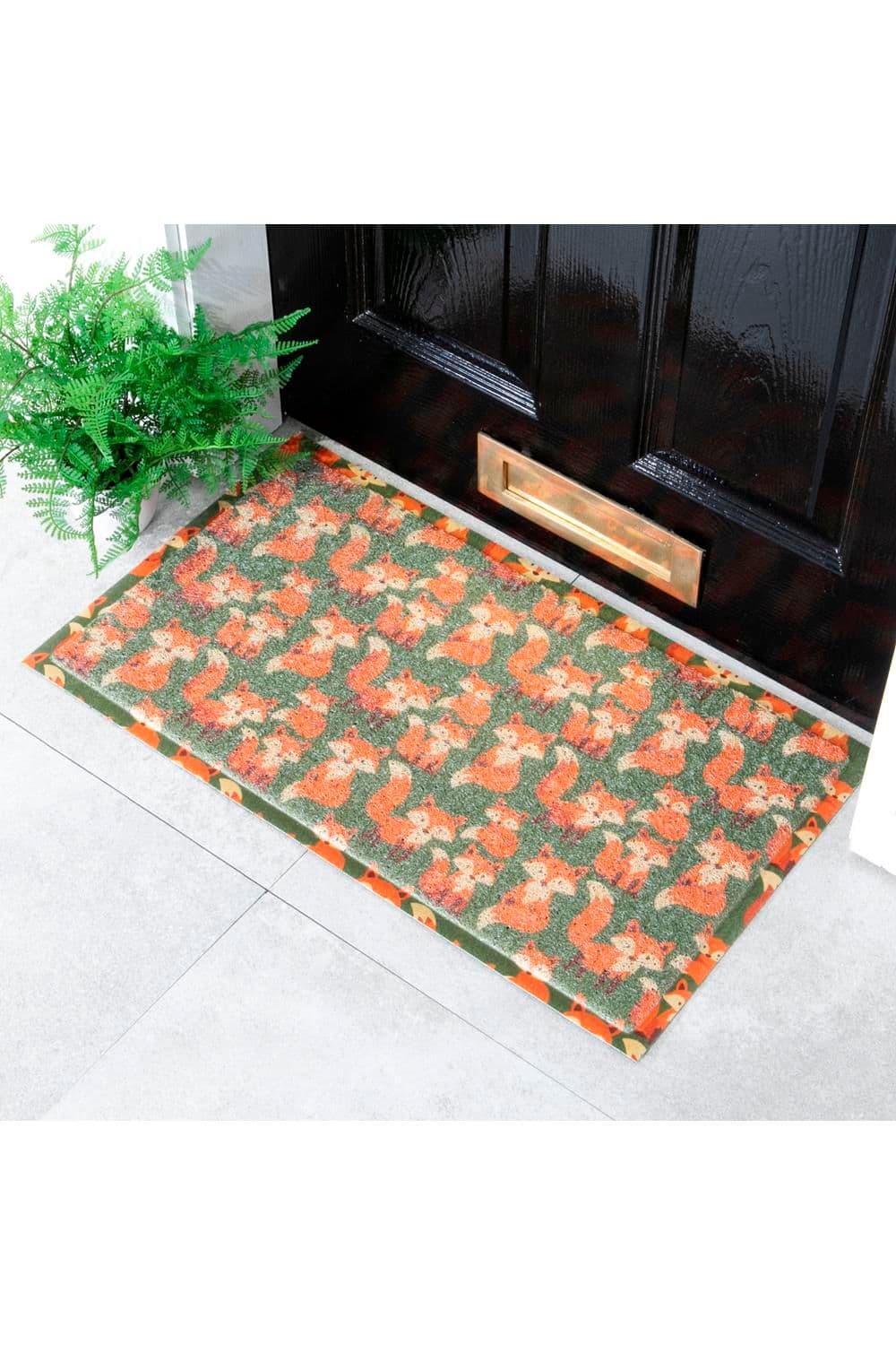 Fox Pattern Doormat