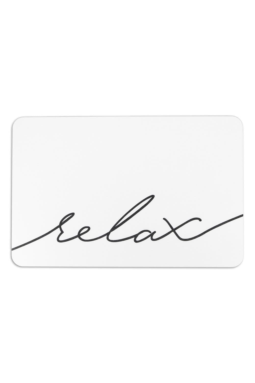 Relax Scribble Stone Non Slip Bath Mat