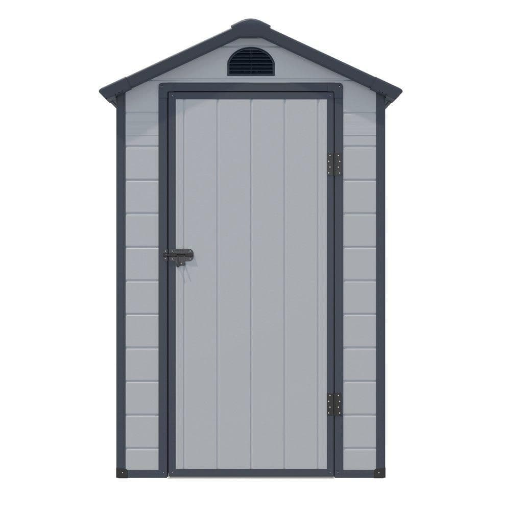 4 x 3 Single Door Apex Plastic Shed