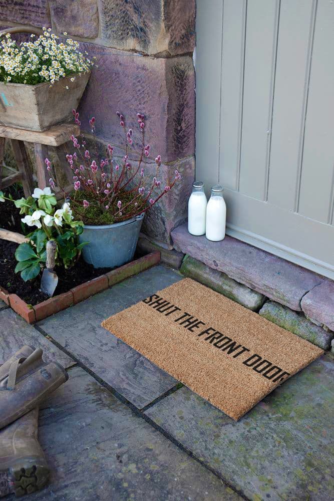 Funny Shut Front Door Doormat