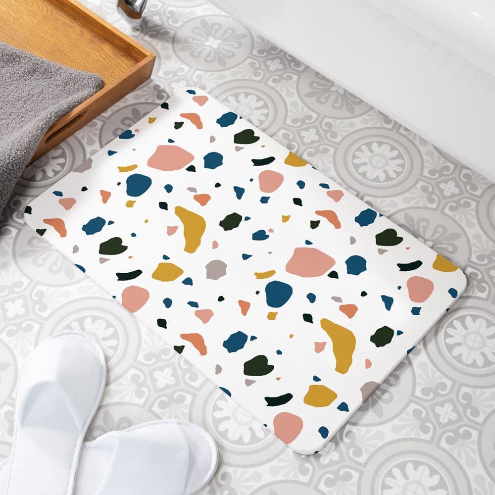 Terrazzo Non Slip Bath Mat