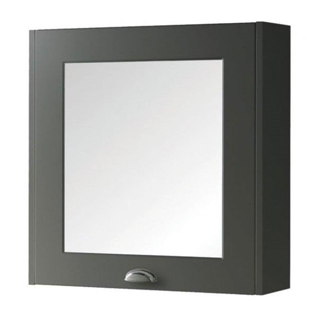 Matt Bathroom Mirror Cabinet 60cm Wide