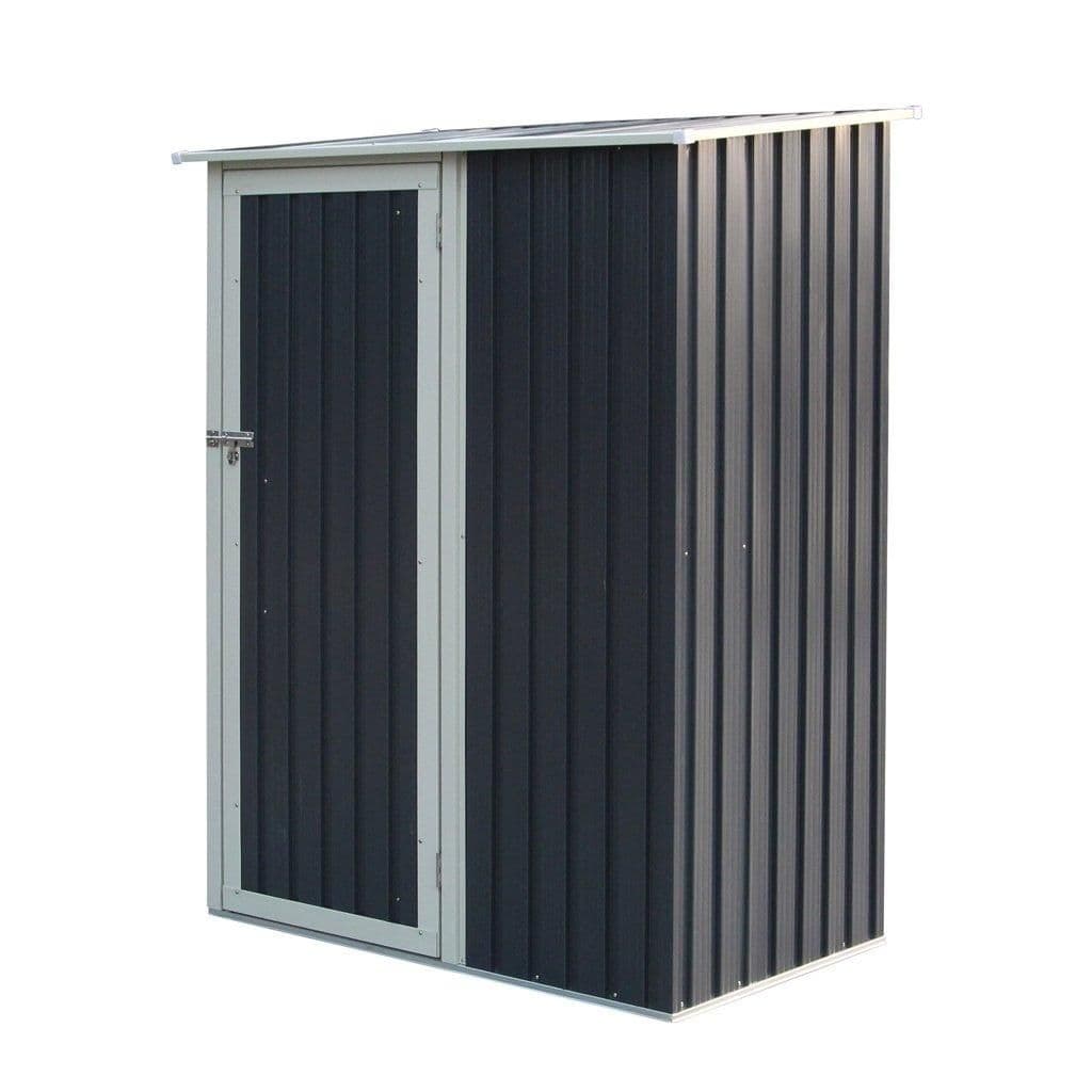 5 x 3 Single Door Metal Pent Shed