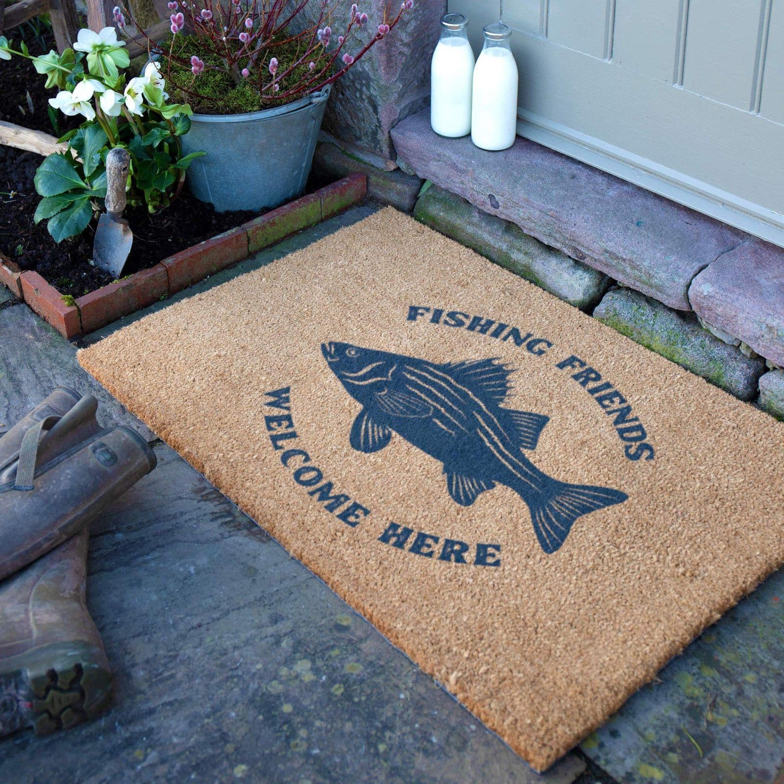 Fishing Friends Welcome Doormat