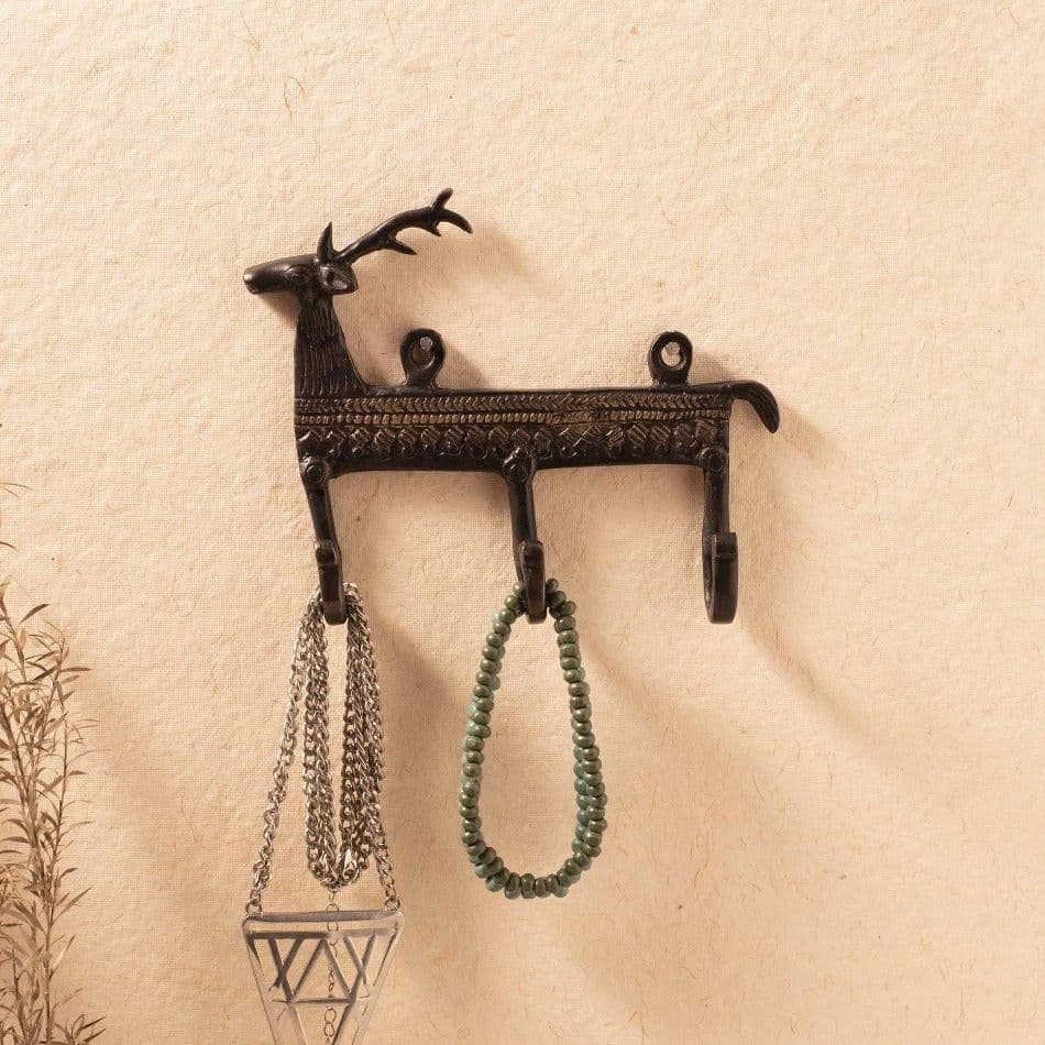 Brass Deer Wall Hook