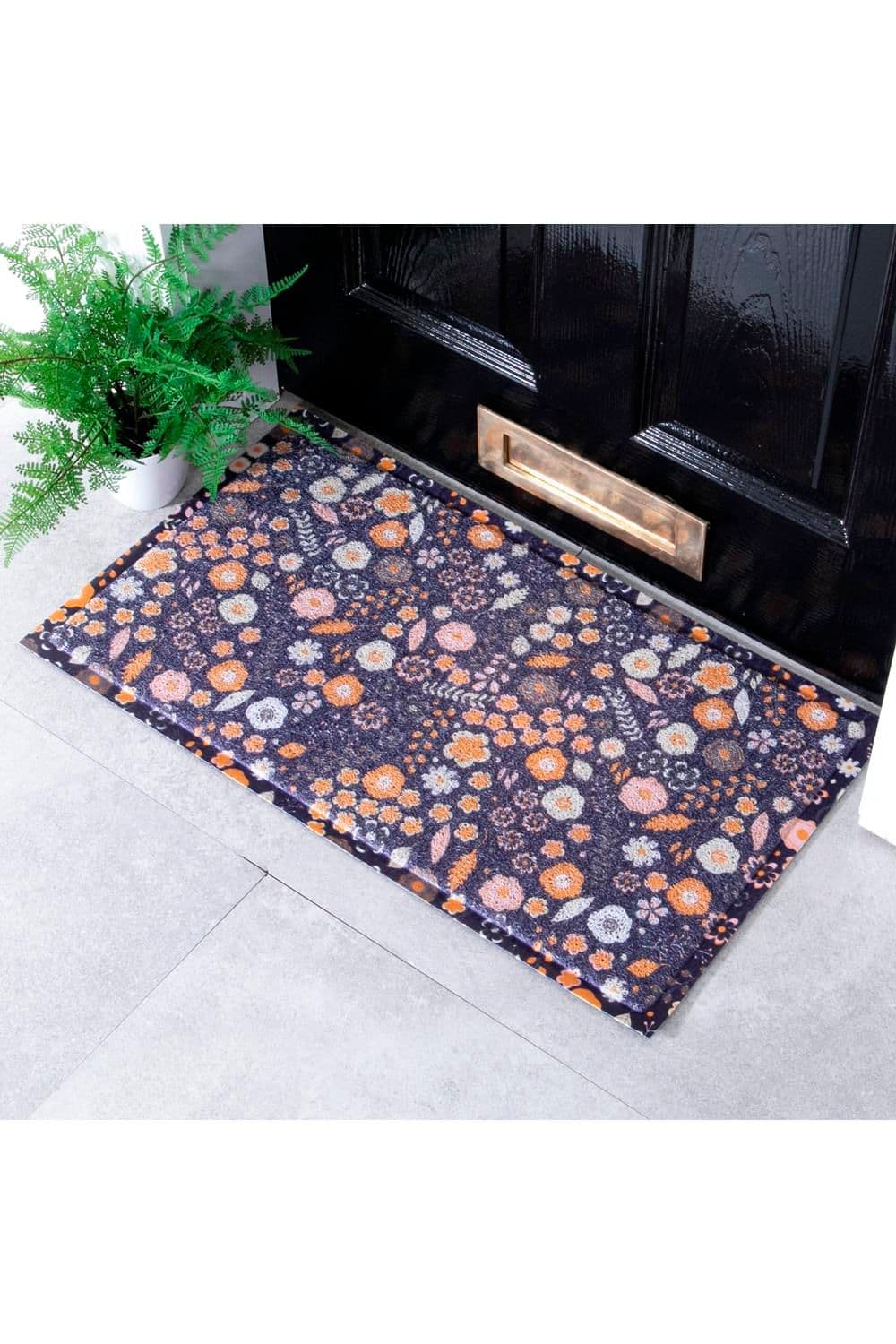 Flower Pattern Doormat