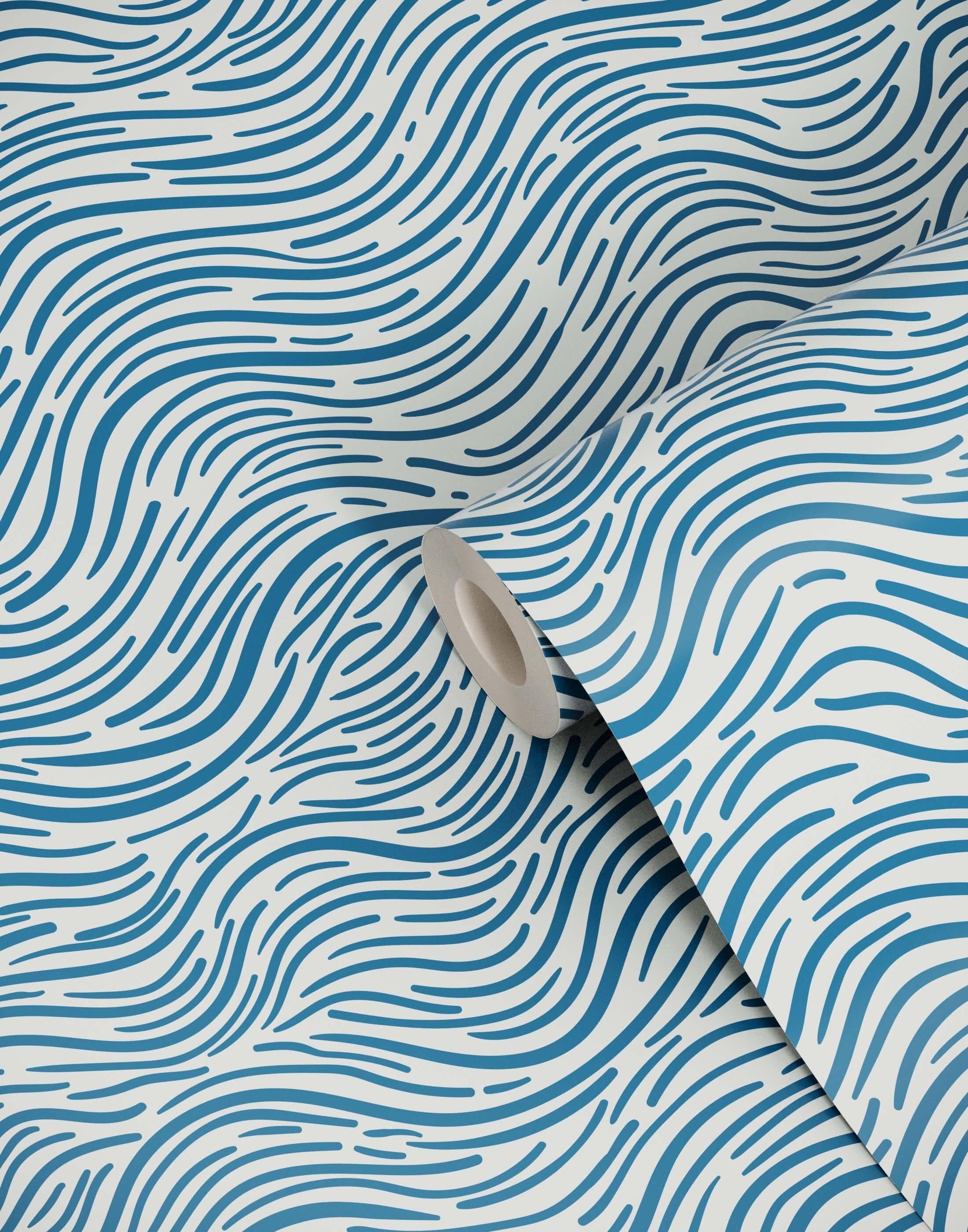 Eco Friendly Abstract Wave Wallpaper