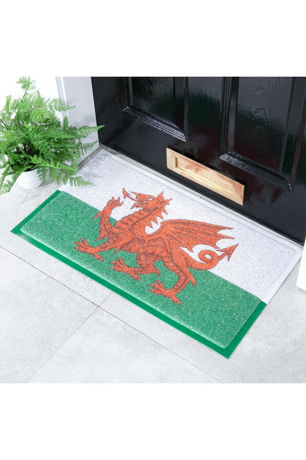Welsh Dragon Flag Doormat