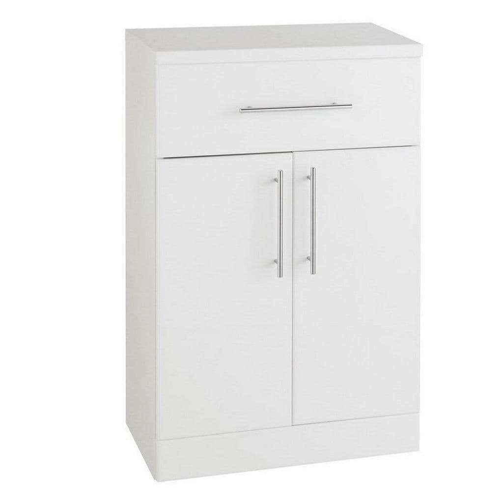 Gloss Double Door Bathroom Base Unit