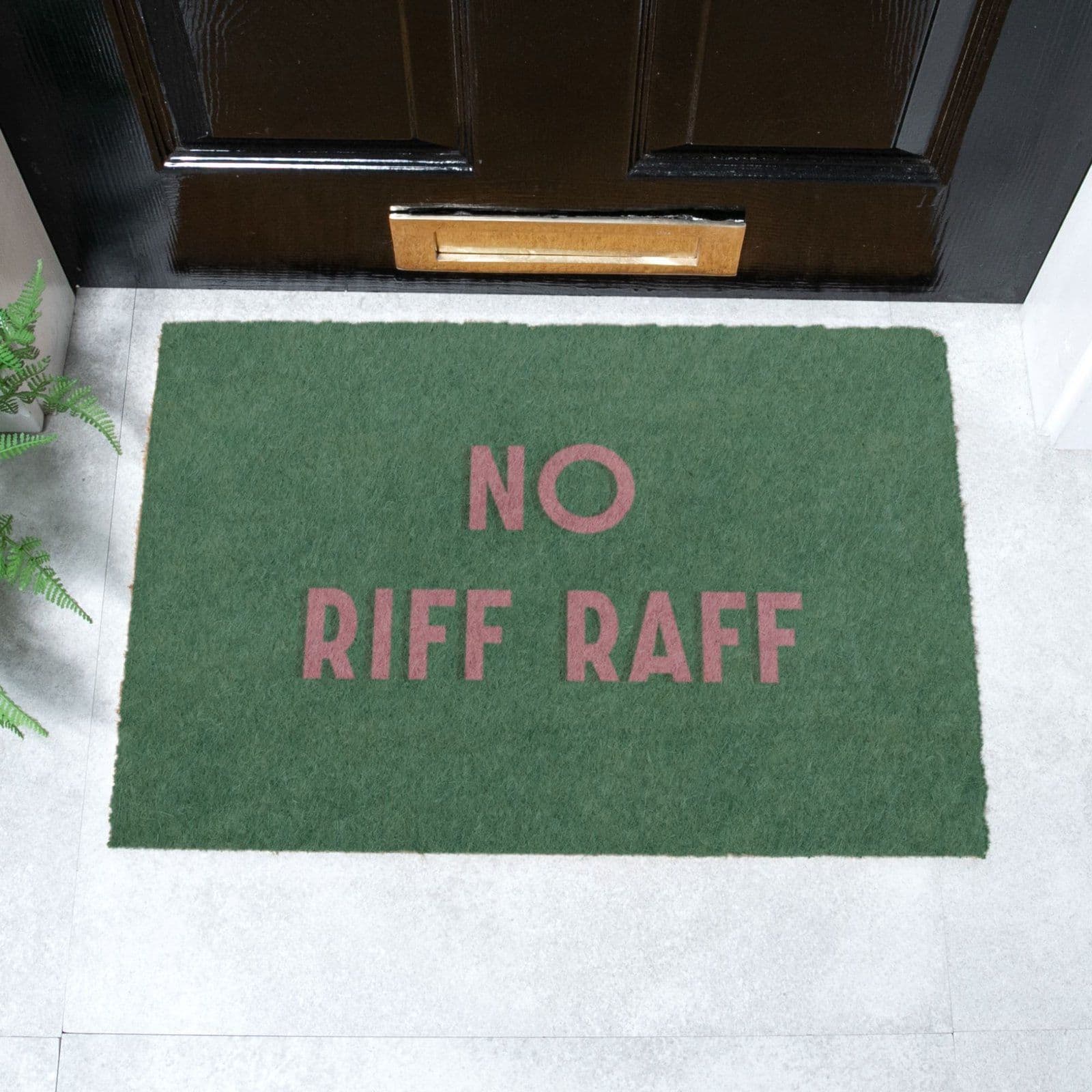 No Riff Raff Doormat