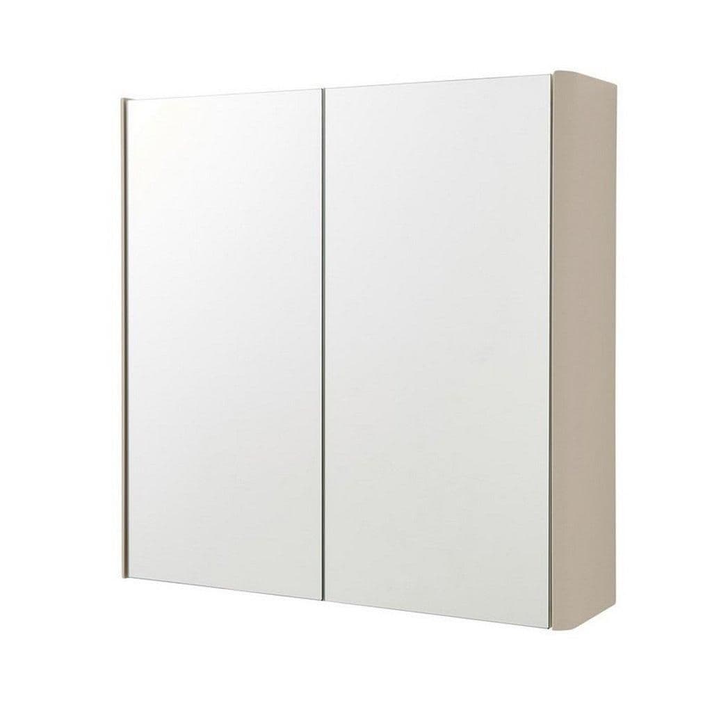 Cashmere 2 Door Mirror Bathroom Cabinet 60cm H x 60cm W