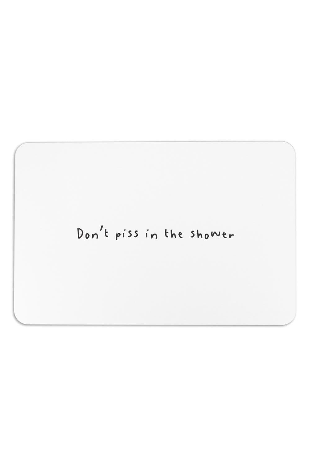 Dont Pi ss Shower Stone Non Slip Bath Mat