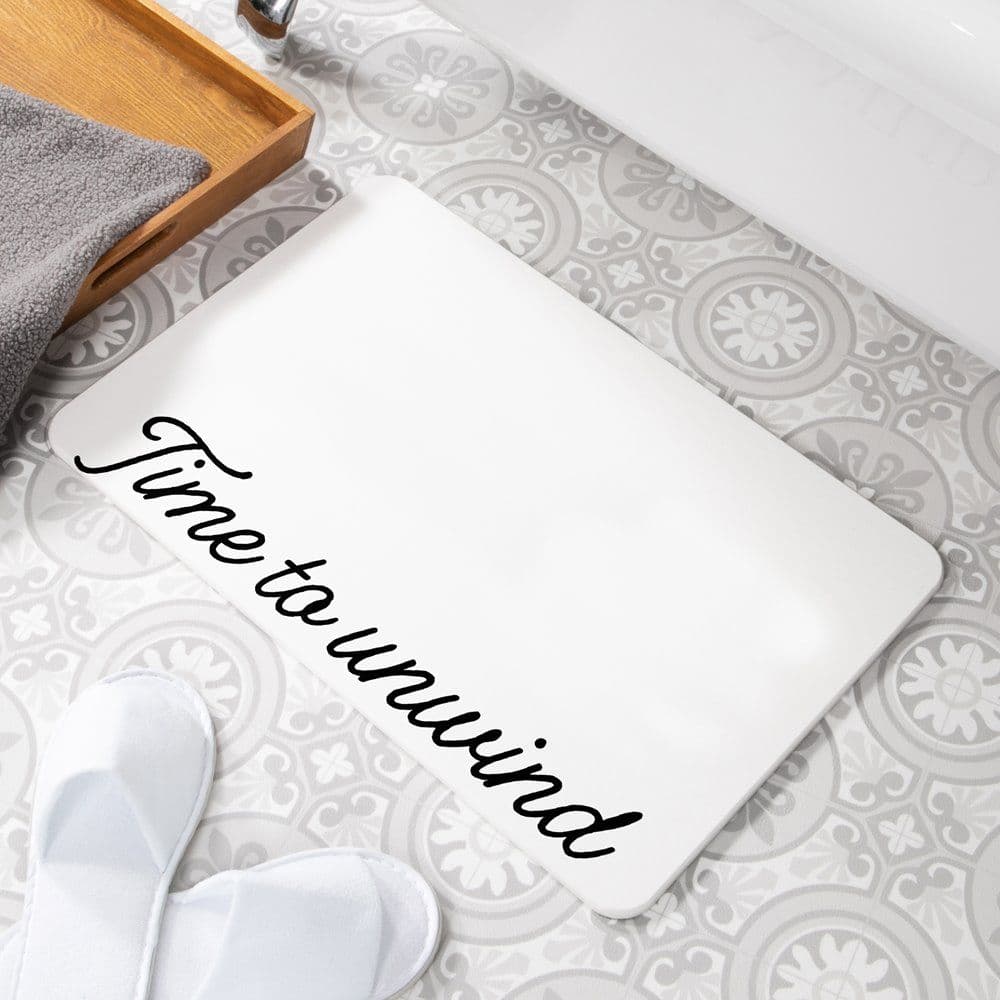 Time To Unwind Non Slip Bath Mat