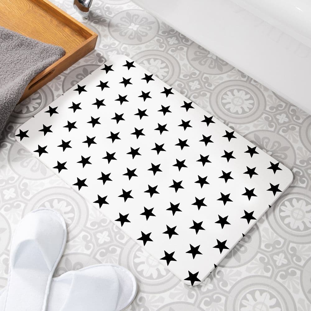 Stars Stone Non Slip Bath Mat