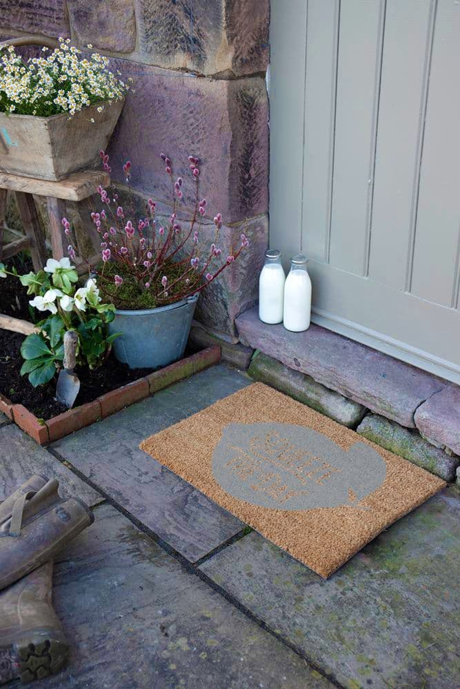 Fun Squeeze Day Doormat
