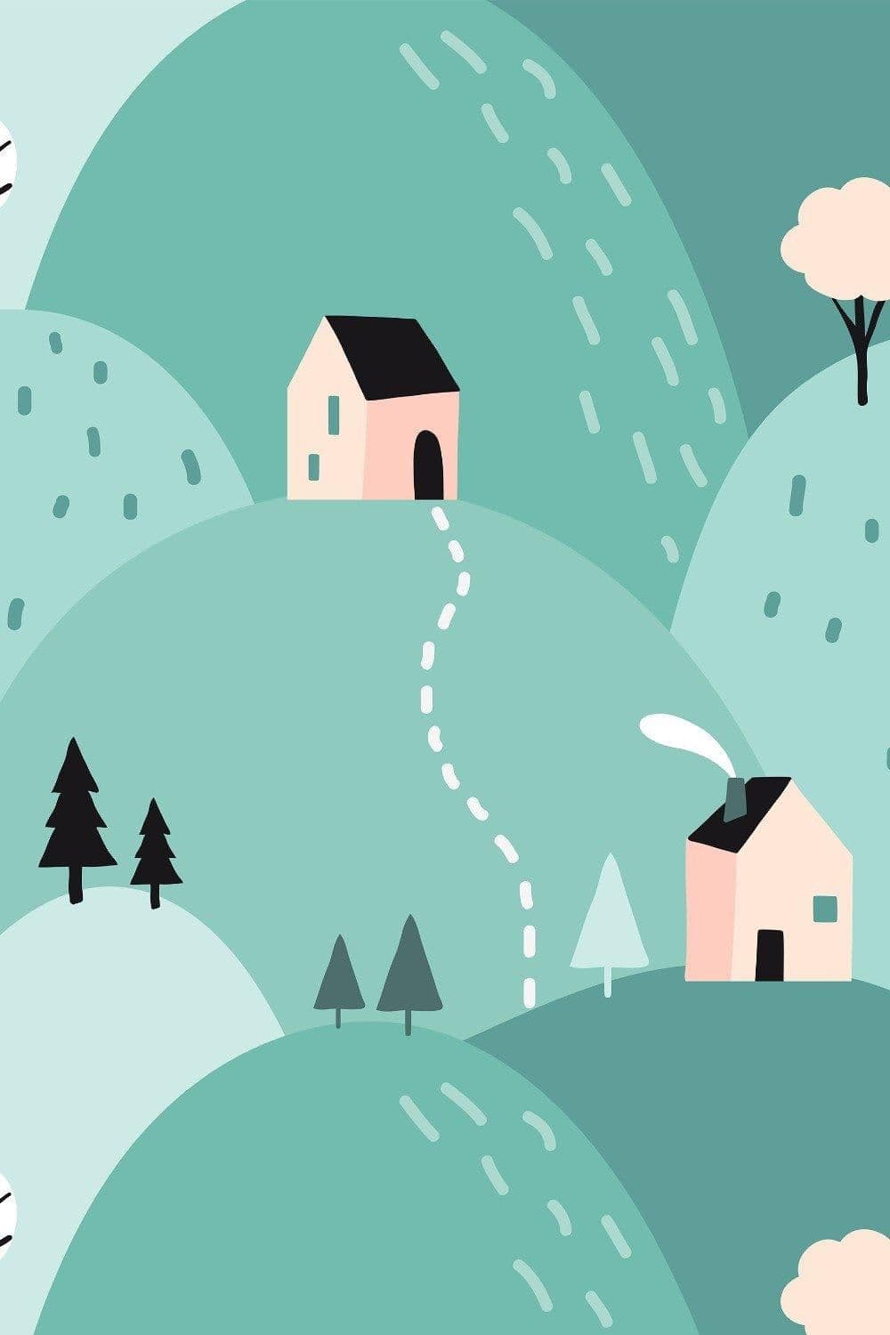 Eco Friendly Landscape Wallpaper